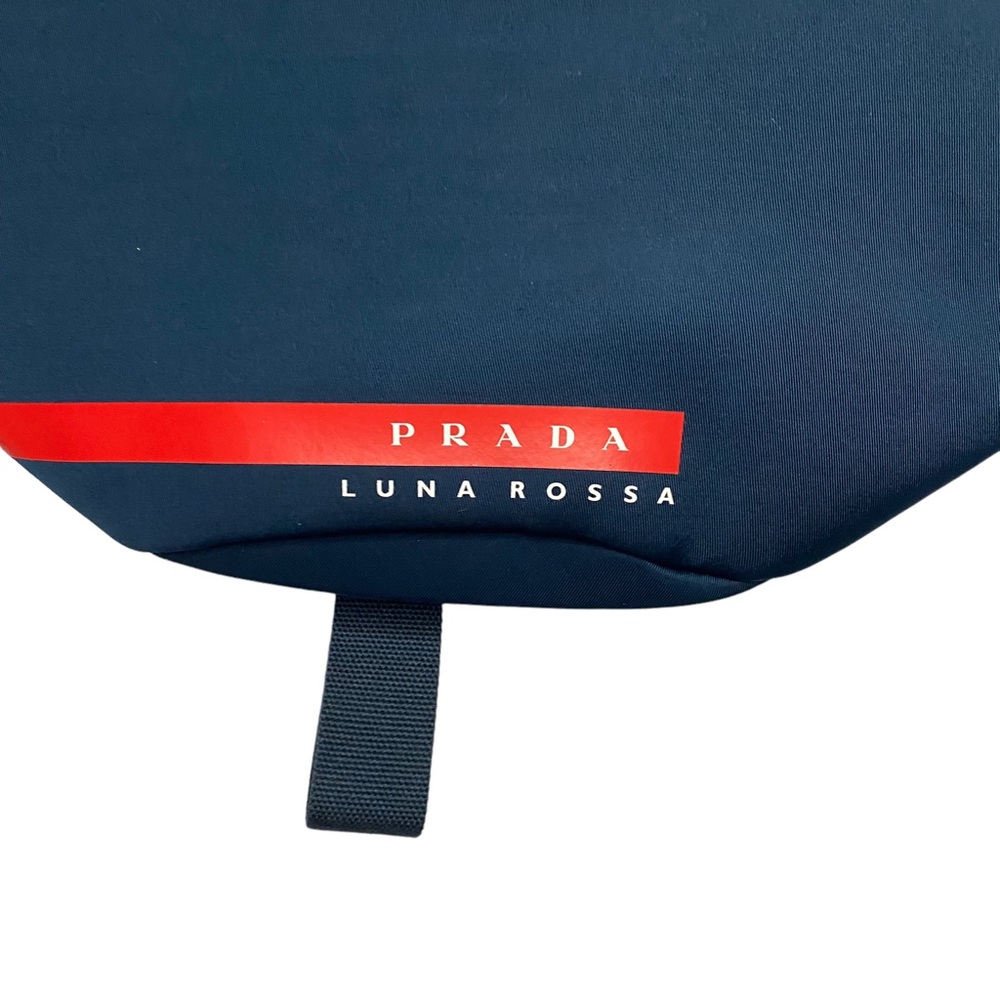 Prada Luna Rossa Drawstring Single Strap Navy Blu… - image 2